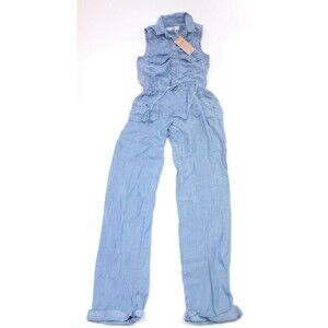 Thread & Supply Women's Sleeveless Jumpsuit Size XS Blue